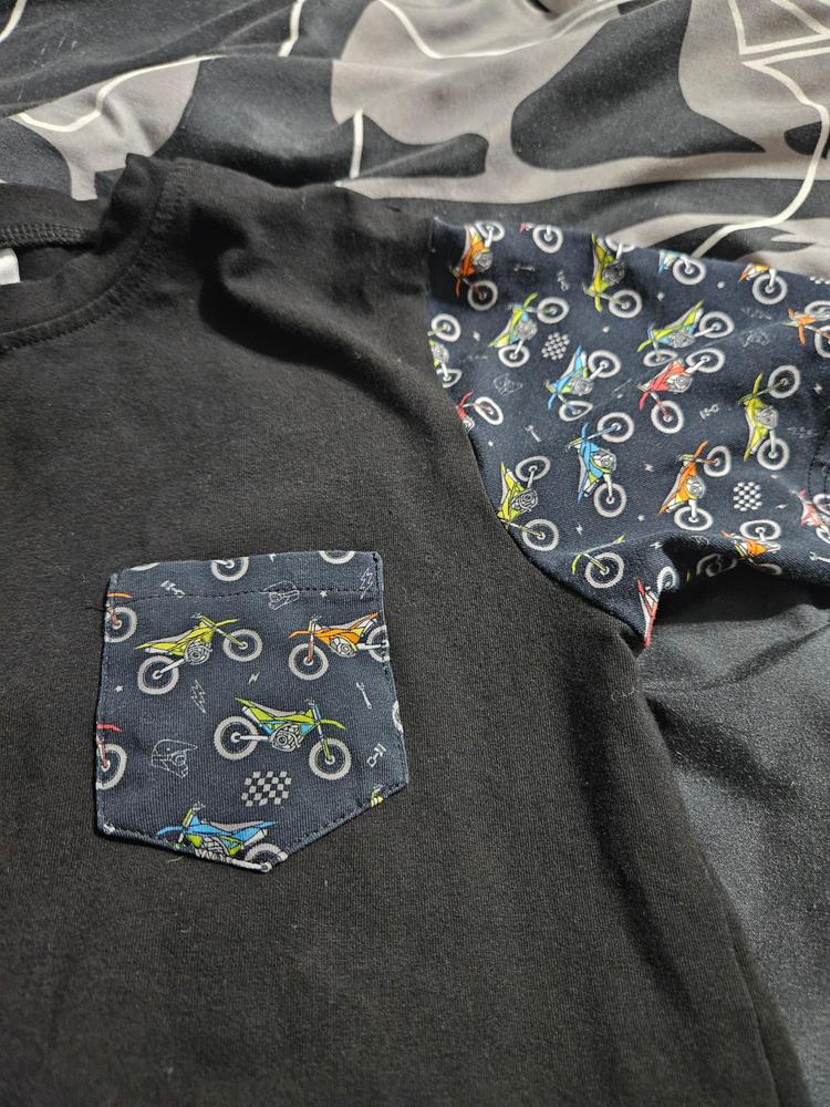 Bike Life Drop Cut Pocket T-Shirt - Customer Photo From Crystal Netterville 