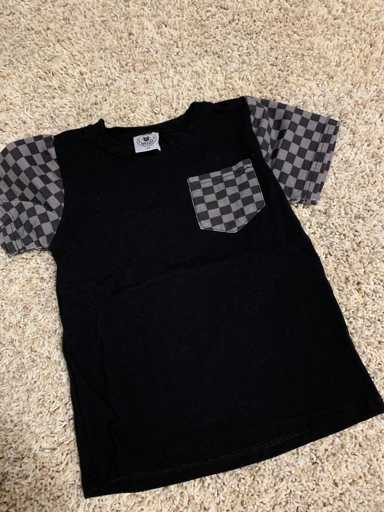 Stealth Checker Pocket T-Shirt - Customer Photo From Katie