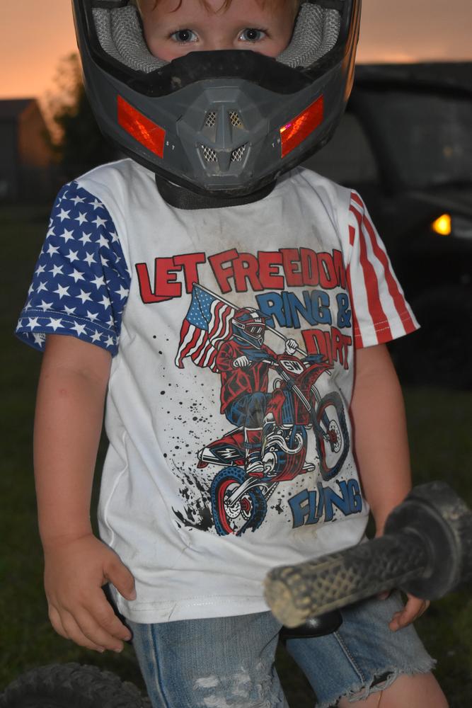 Let Freedom Ring & Dirt Fling T-Shirt - Customer Photo From Madi