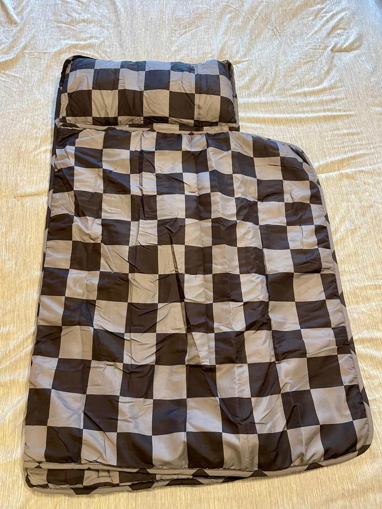 Stealth Checker Nap Mat - Customer Photo From Jacey