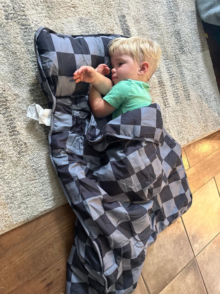 Stealth Checker Nap Mat - Customer Photo From Tina Powers