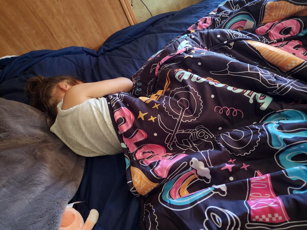 Moto Girl Nap Mat - Customer Photo From Tb