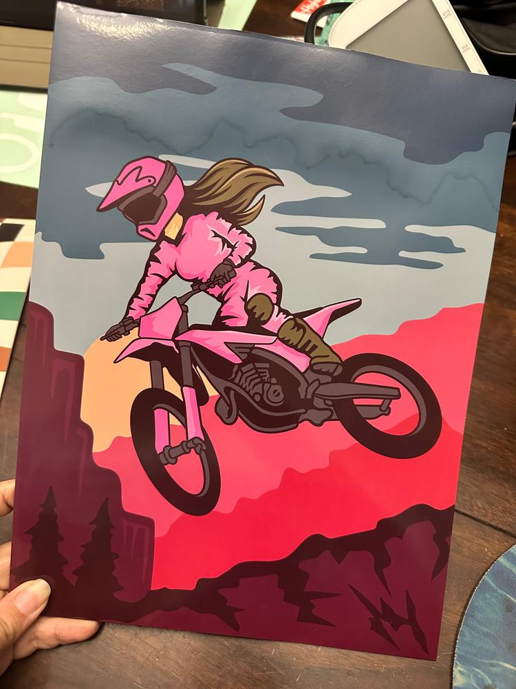 Folder - Dirt Bike Girl - Customer Photo From Vikki nichols