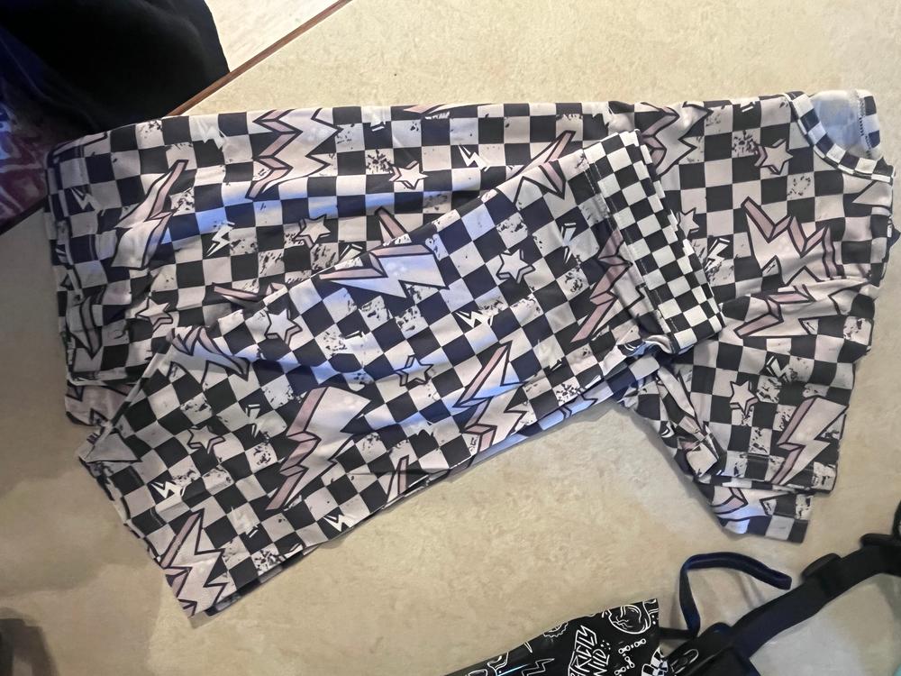 Lightning Checker 2 Piece Pajamas - Customer Photo From Lyndsey l