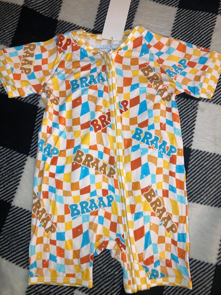 Summertime Braaap Zip Up Pajamas (discontinuing) - Customer Photo From Mariah Yates