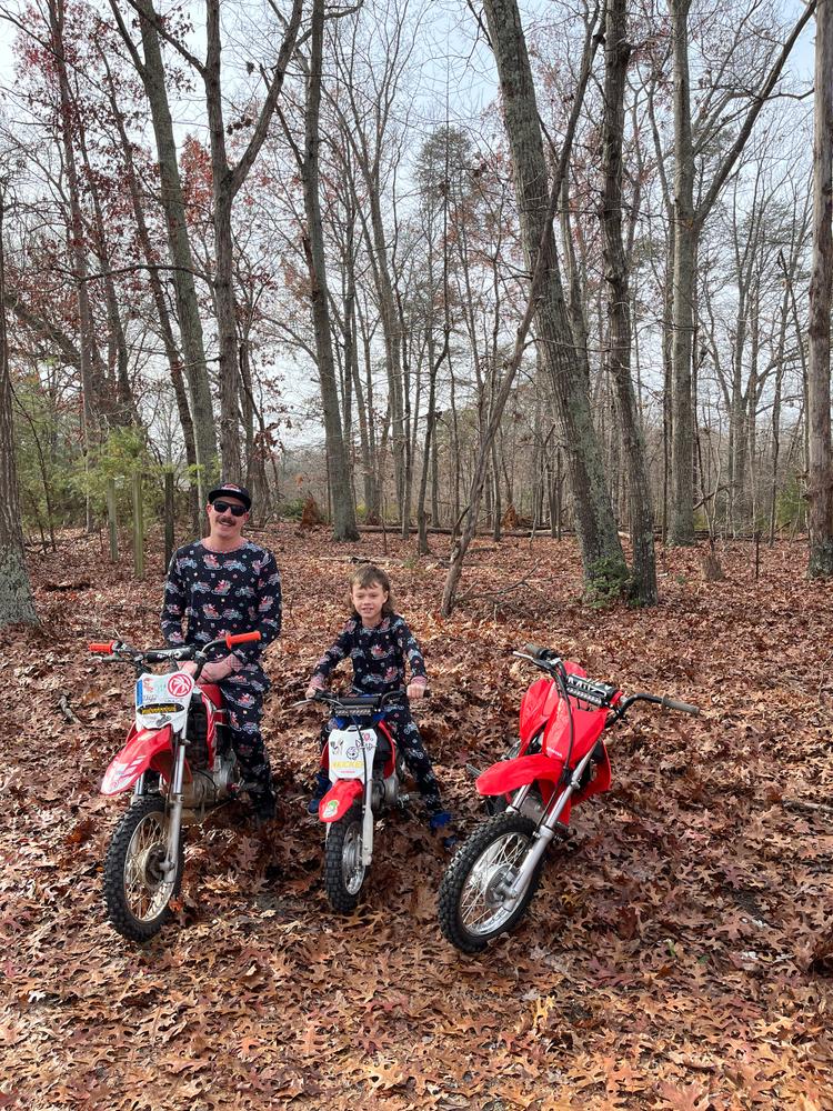 Santas Speedy Sleigh Toddler & Youth Pajamas - Customer Photo From Hannah Marie