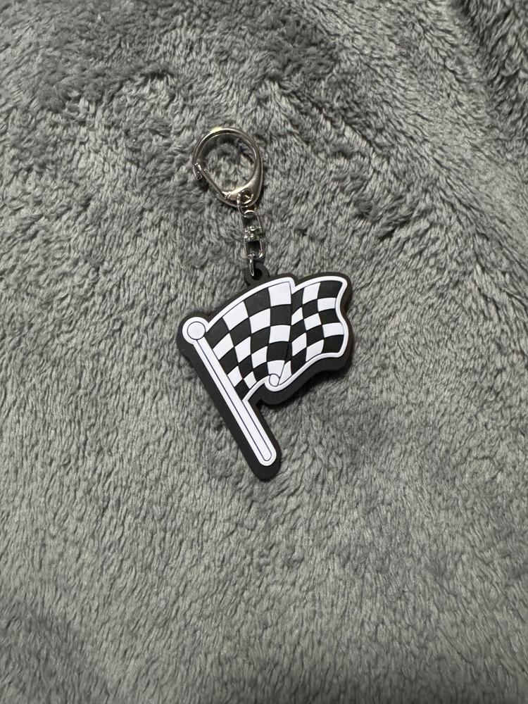 Checkered Flag Keychain - Customer Photo From Belynda