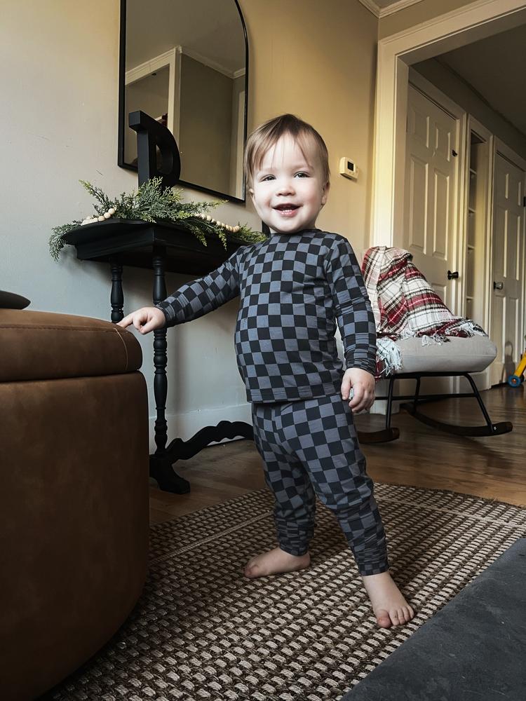 Stealth Checker 2 Piece Pajamas - Customer Photo From Emily Saraka