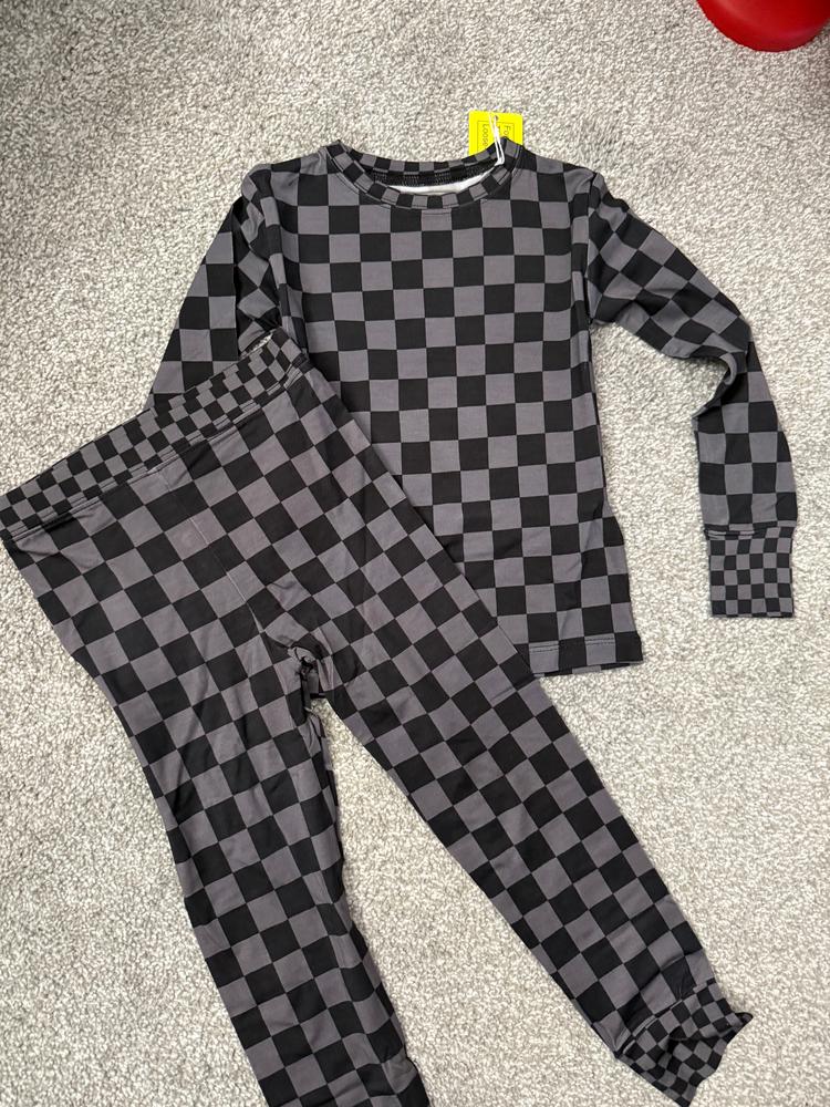 Stealth Checker 2 Piece Pajamas - Customer Photo From Tiffany