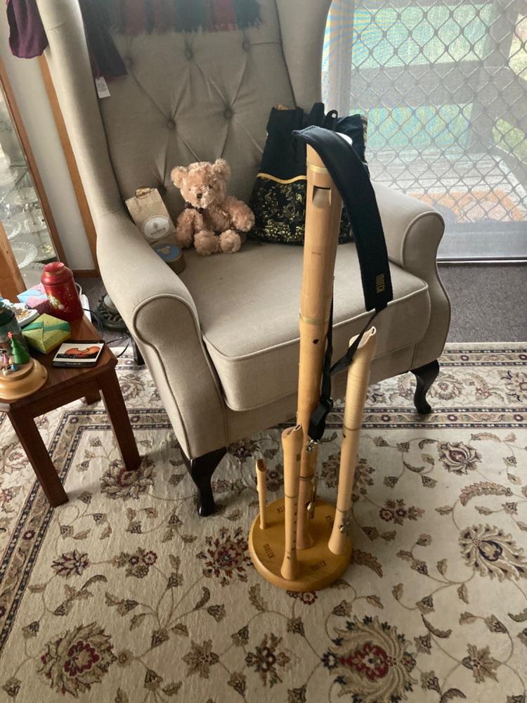Moeck Z0077 Bass Recorder Neck Sling - Customer Photo From Robert Templeton
