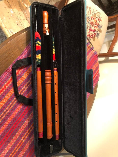 3-slot hard instrument case (extra-long) by Early Music Shop - Customer Photo From Ian D Toms