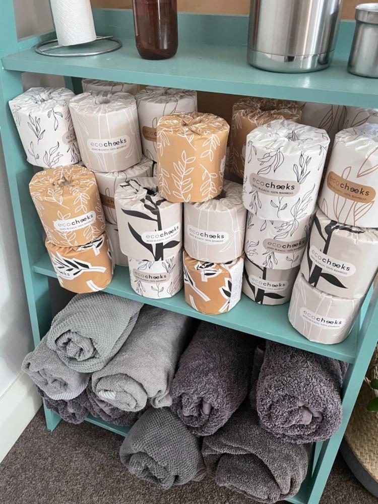 36 WRAPPED Rolls, Unbleached Bamboo Toilet Paper. - Customer Photo From Jo Lia