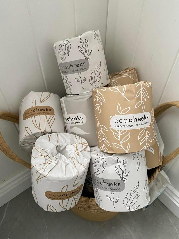 36 WRAPPED Rolls, Unbleached Bamboo Toilet Paper. - Customer Photo From Mel Wiki