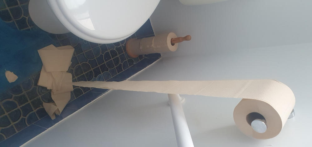 36 NAKED Rolls, Unbleached Bamboo Toilet Paper. - Customer Photo From Ashleigh Stephenson