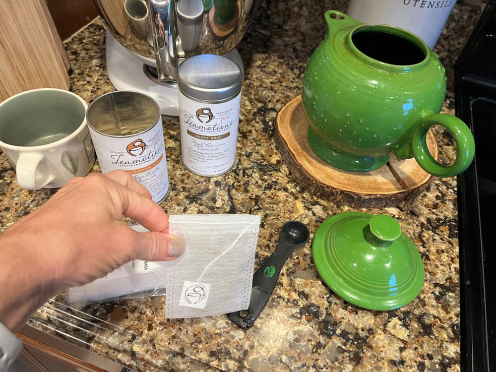 Fill Yourself Tea Bags w/ string - Customer Photo From Christie L.