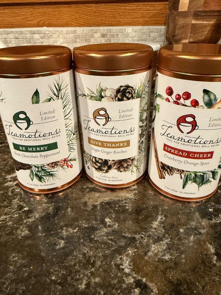 Holiday Tea Trio - Customer Photo From Sandra Brown