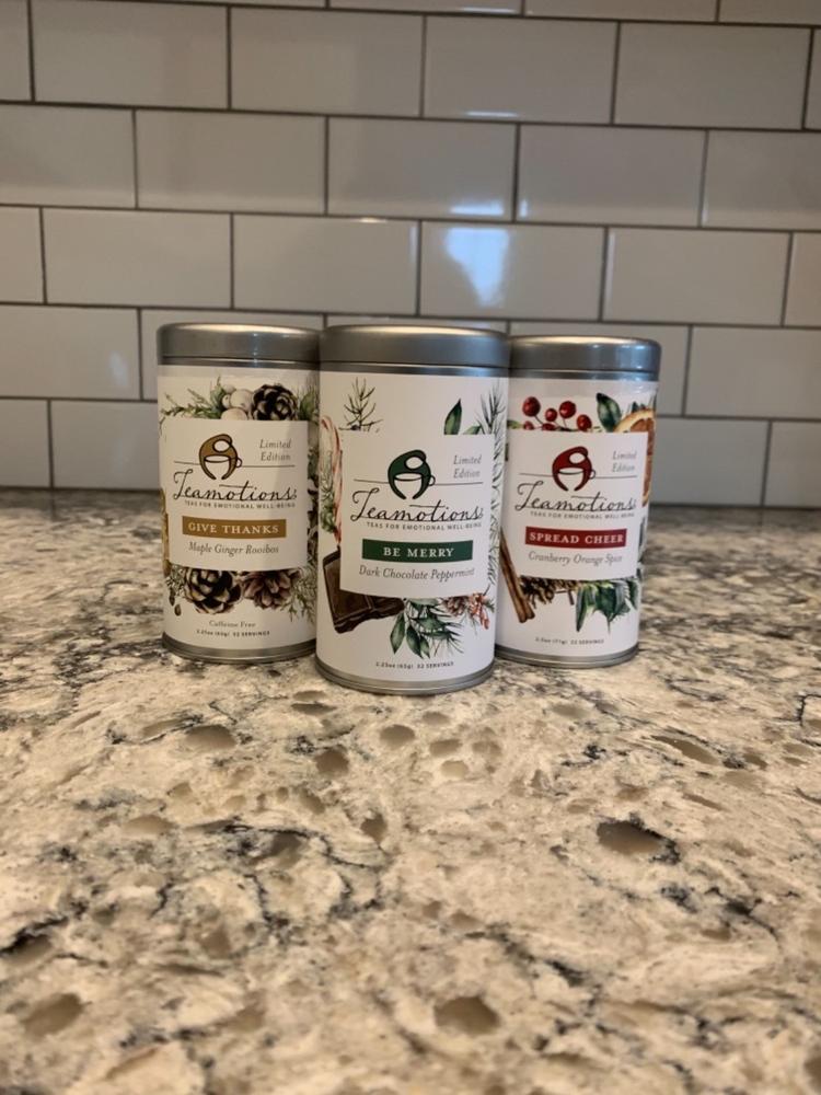 Holiday Teas Box Set - Customer Photo From Ian