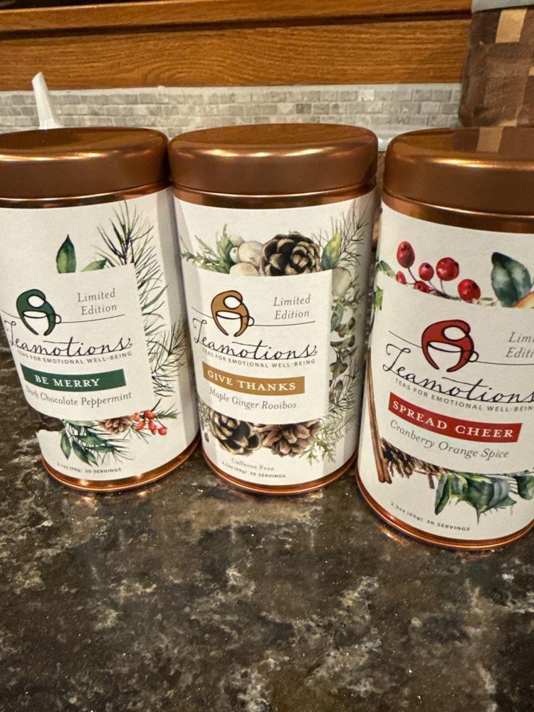 Holiday Tea Trio - Customer Photo From Sandra Brown