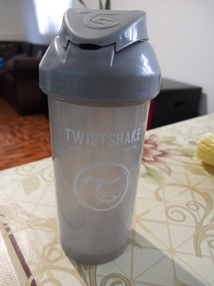 Vaso con bombilla Twistshake Straw Cup 360ml azul pastel - Twistshake