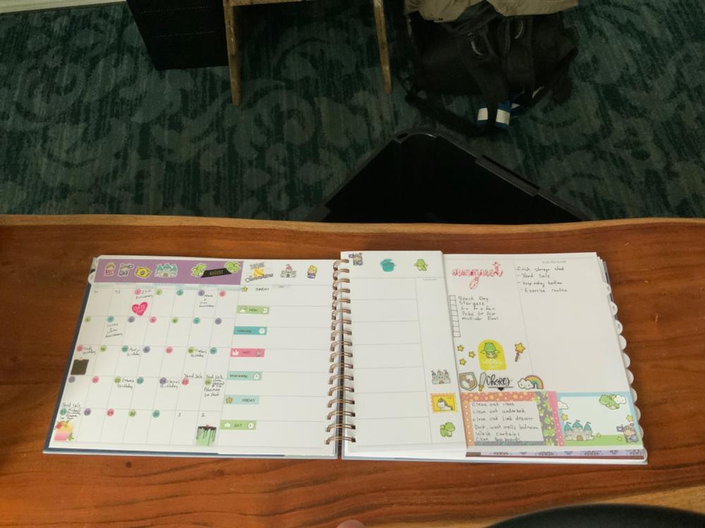 Undated Planner Stickers - Customer Photo From Anonymous