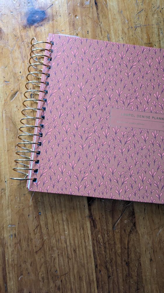 2024 Horizontal Weekly Planner, Wildflowers - Customer Photo From Valerie