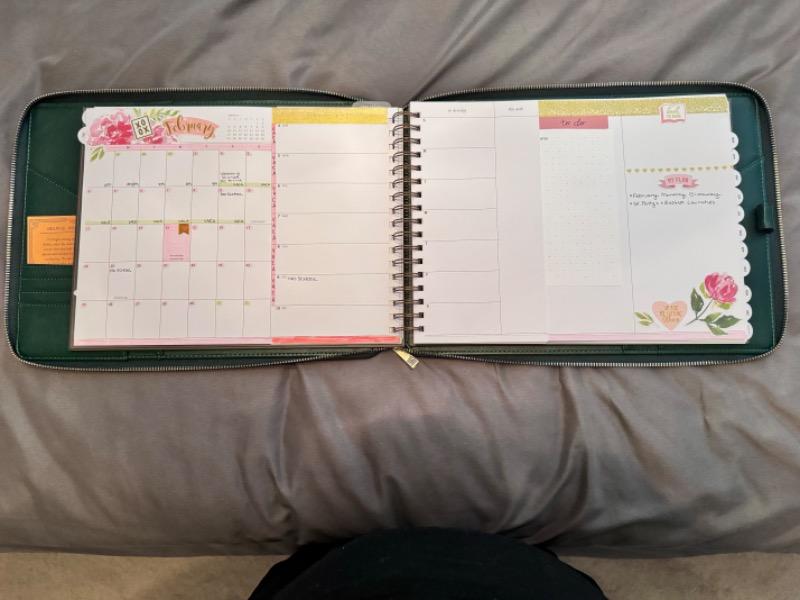 2024 Horizontal Weekly Planner, Midnight - Customer Photo From Home Home