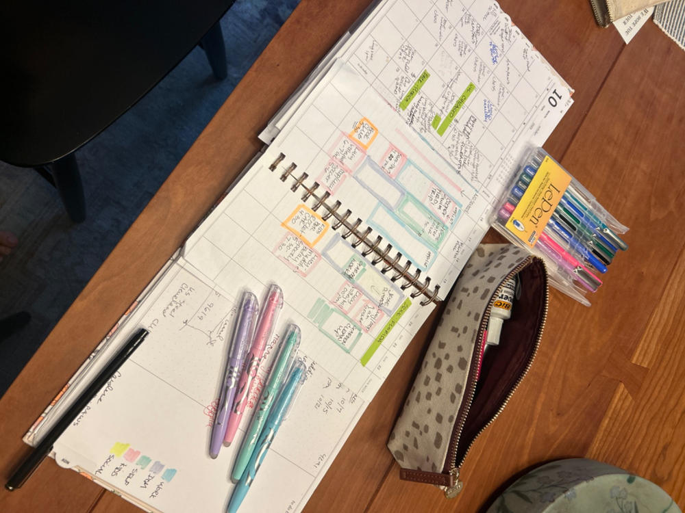 2024 Vertical Weekly Planner, Lollipop - Customer Photo From Jessica Sawby