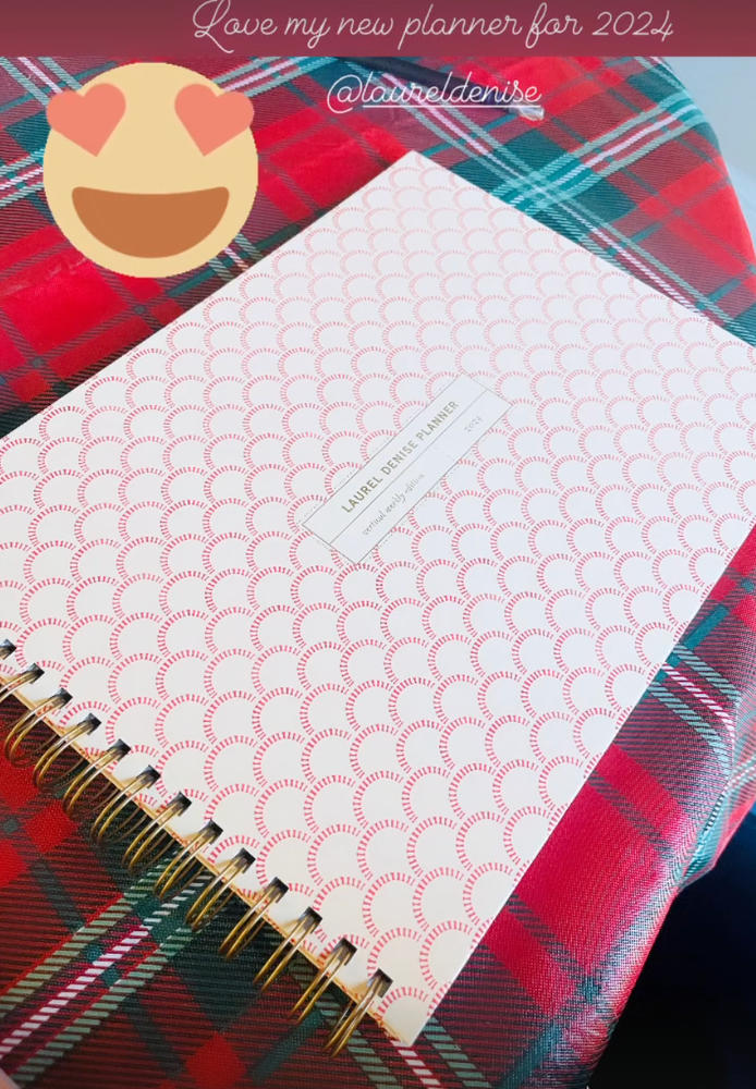 2024 Vertical Weekly Planner, Lollipop - Customer Photo From Taylor S