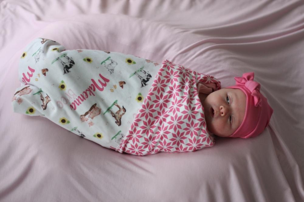 aubrey and bear swaddle