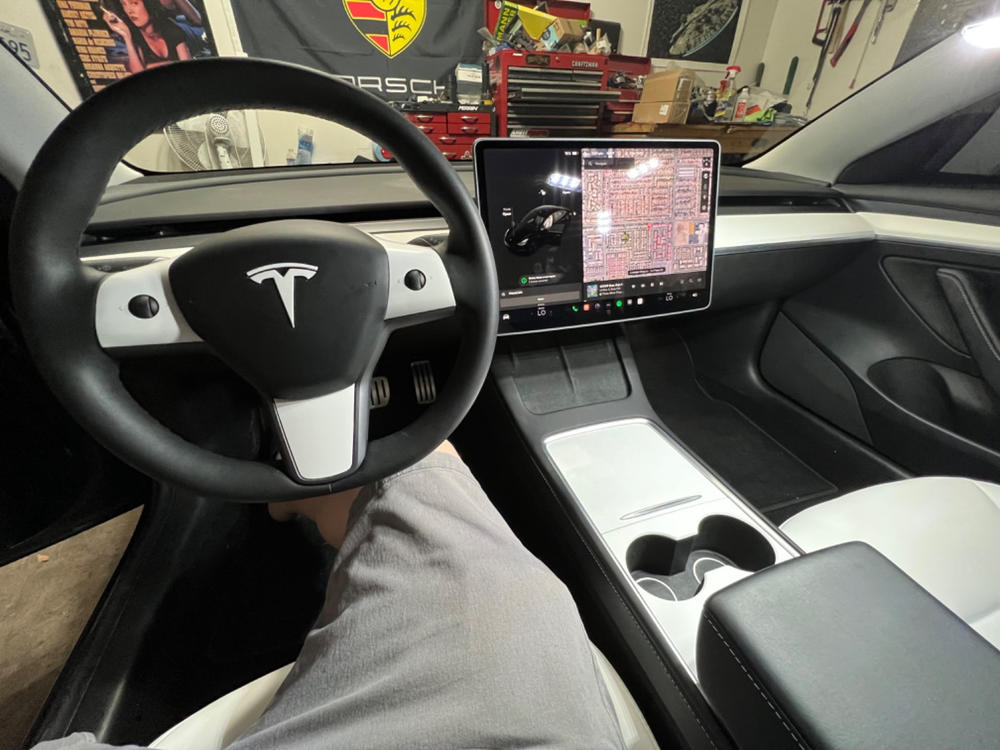 Tesla Model 3 / Y Steering Wheel Wrap | Tesla Model 3/Y Accessories ...