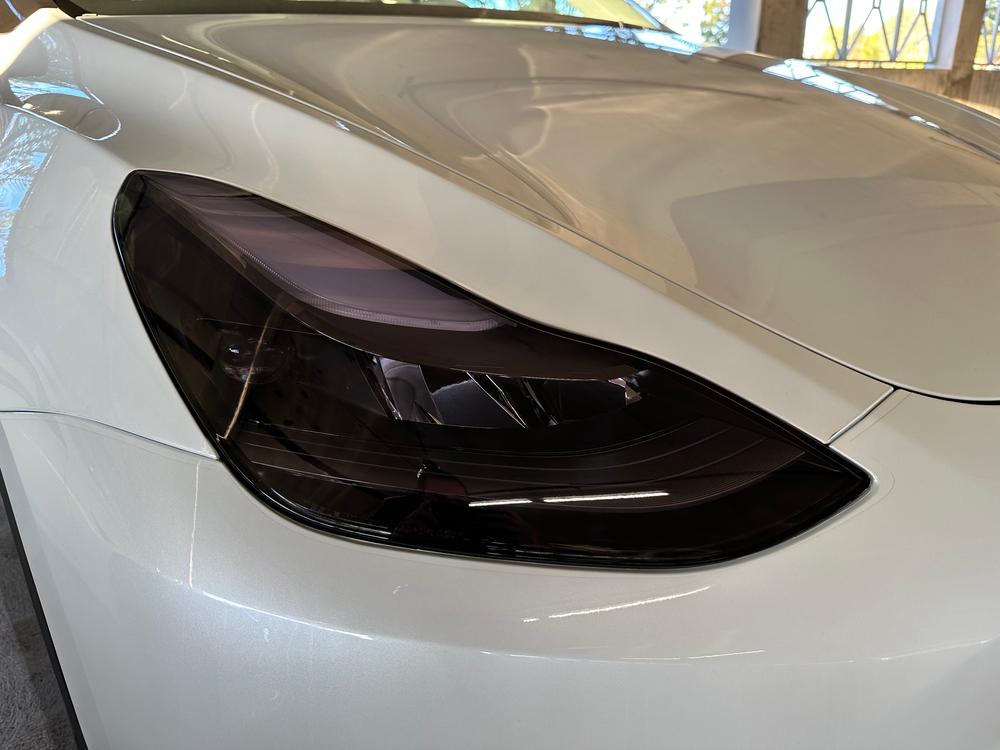 Headlights Clear PPF Shield for Tesla Model 3 & Tesla Model Y, Clear 8mil |  Headlamp Cover - Enhance and Guard with Durable 8mil Paint Protection