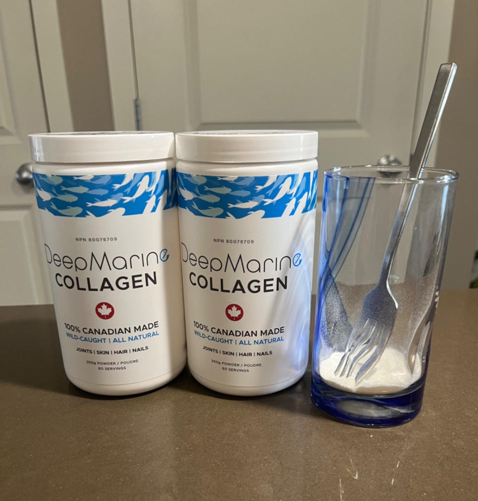 100% Pure, Canadian-Made Marine Collagen Peptides – 120 Day Supply - Customer Photo From Meighan Vickers