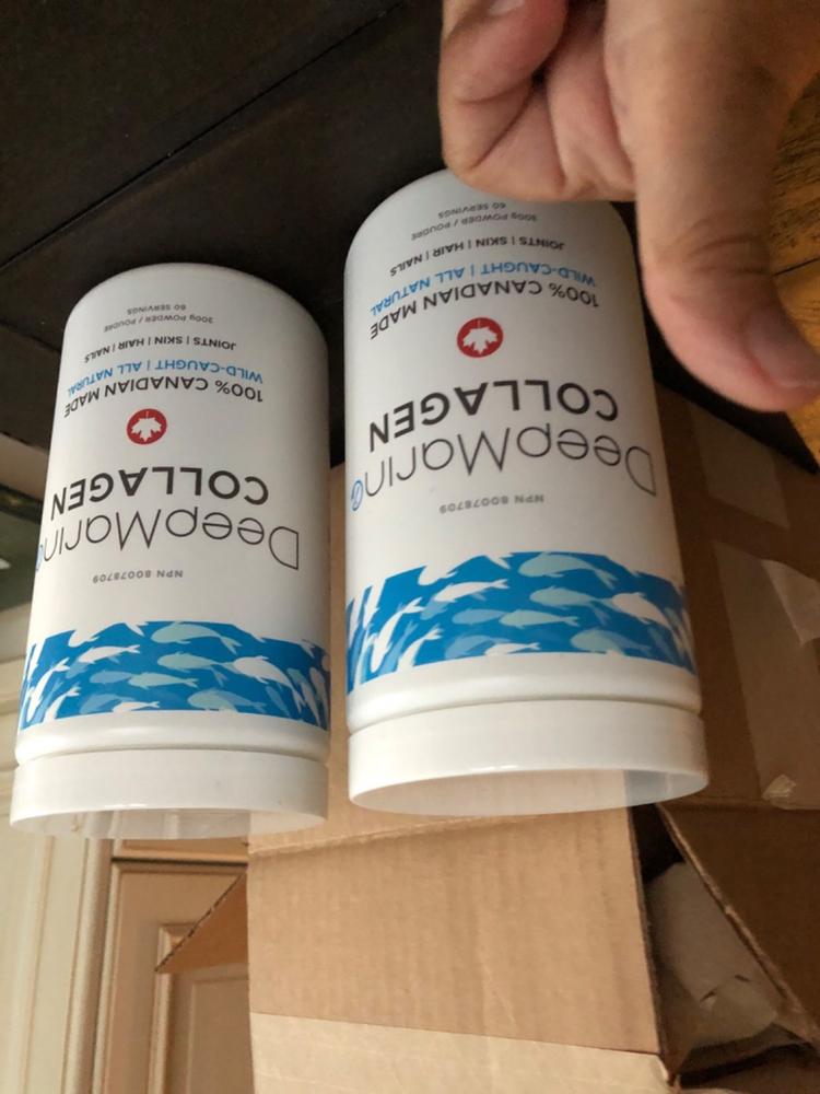 100% Pure, Canadian-Made Marine Collagen Peptides – 120 Day Supply - Customer Photo From Daniela Vukobratic