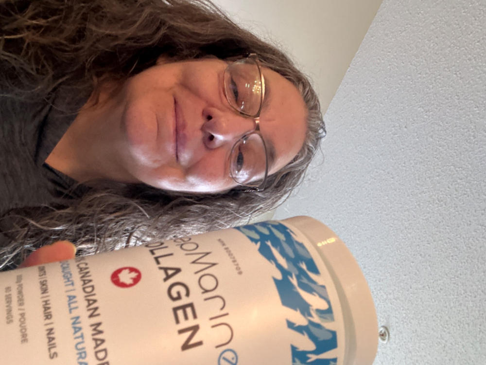 100% Pure, Canadian-Made Marine Collagen Peptides – 120 Day Supply - Customer Photo From Mary Richard