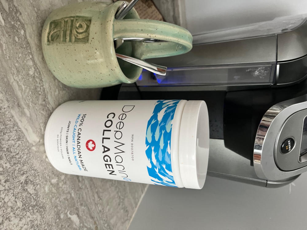 Free single serve sachets with purchase of 100% Pure, Canadian-Made Marine Collagen Peptides - 120 Day Supply - Customer Photo From Tracey Donohoe