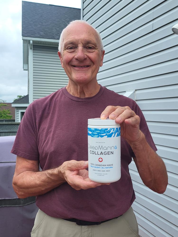 100% Pure, Canadian-Made Marine Collagen Peptides – 60 Day Supply - Customer Photo From Maurice Nadeau 