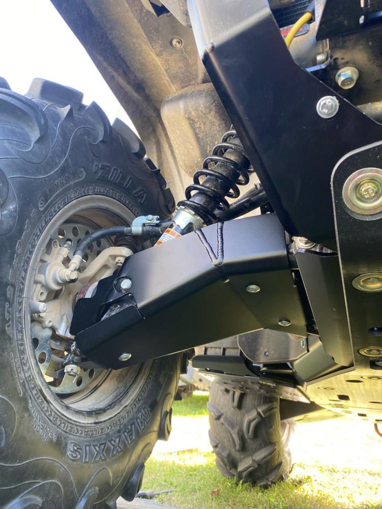 10Piece Complete Aluminum Skid Plate Set, Yamaha Grizzly 700