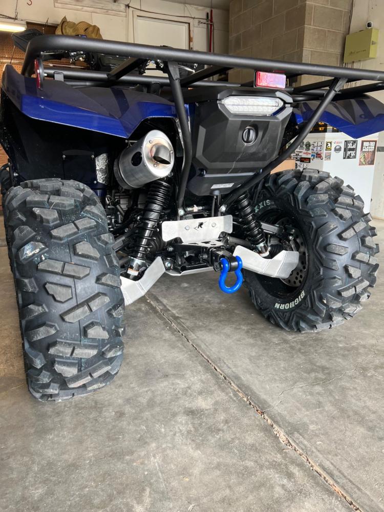 10Piece Complete Aluminum Skid Plate Set, Yamaha Grizzly 700