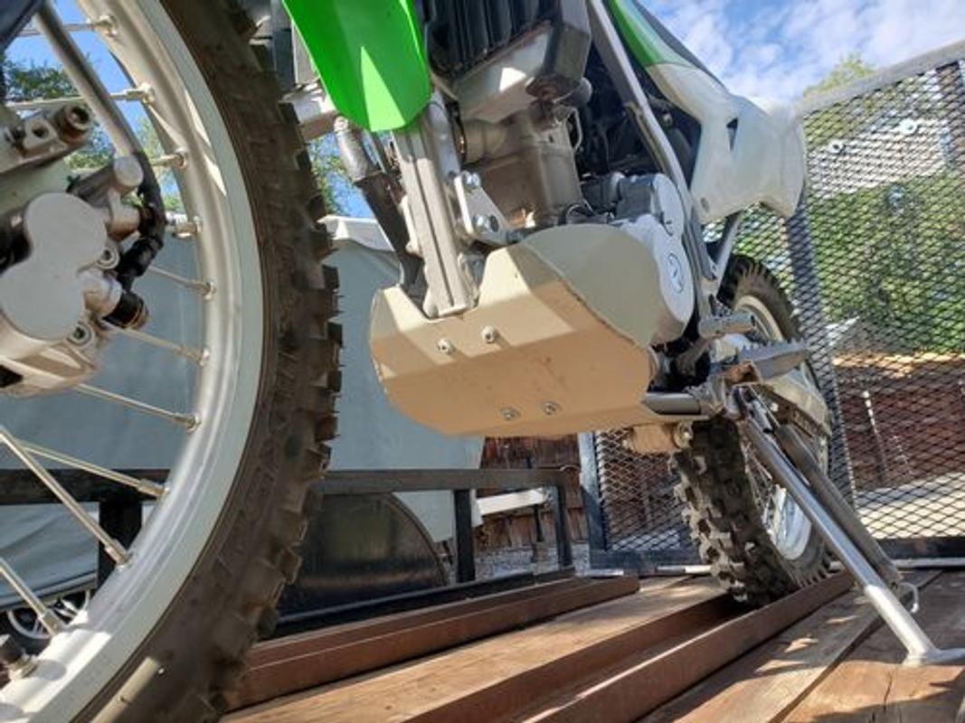 Kawasaki KLX300R Aluminum Skid Plate Ricochet OffRoad