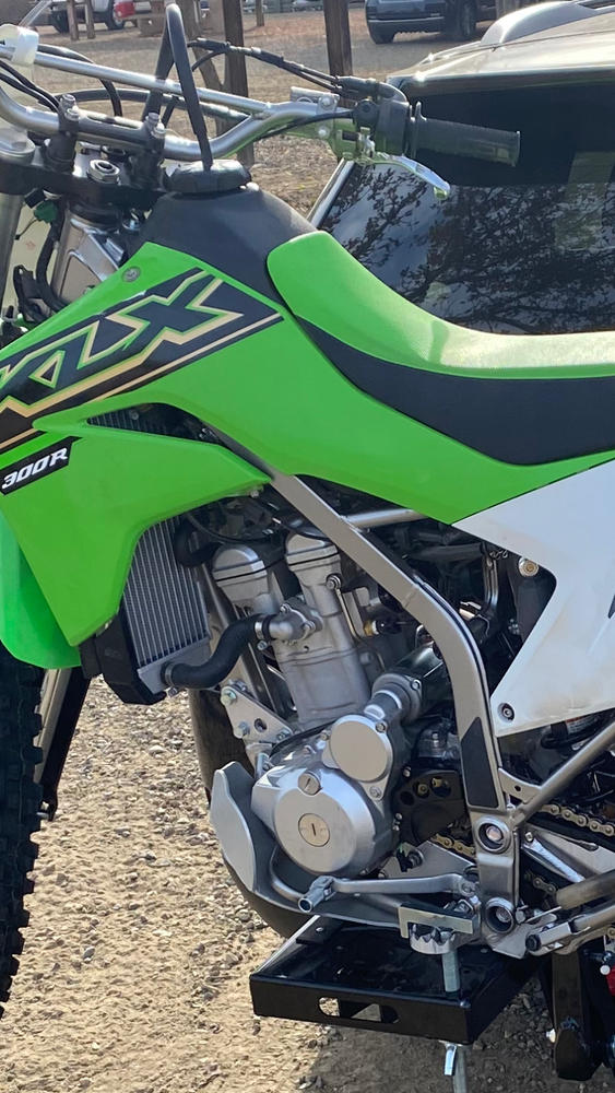 Kawasaki KLX300 and KLX300R 20202022 Aluminum Skid Plate Ricochet