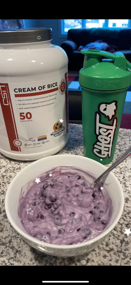 CSN Supplements Cream Of Rice - Customer Photo From Casey Stoll