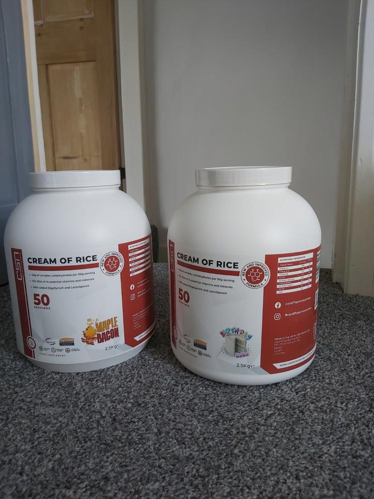 CSN Supplements Cream Of Rice - Customer Photo From Jonathan Warby