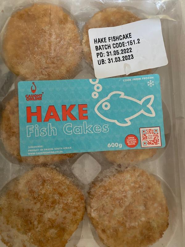 Hake Fishcakes | 6 Pack | 600g Pack - Customer Photo From sue van der linde
