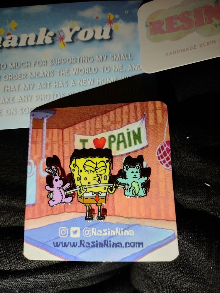 Weenie Workout Hard Enamel Pin - Customer Photo From Jackelyn Torres