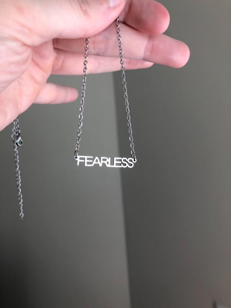 Fearless Necklace - Customer Photo From Alyssa Lawson