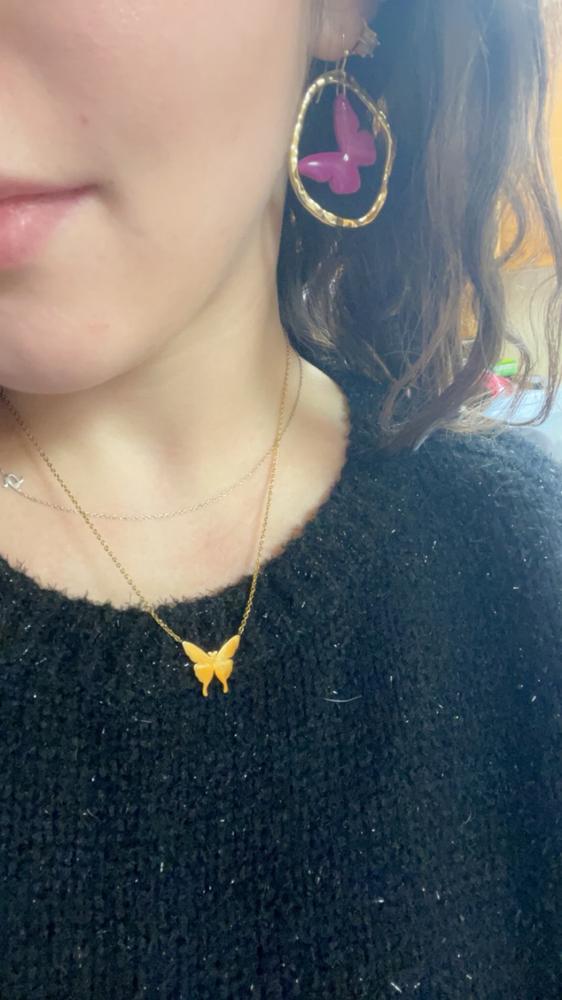 Clean Butterfly Necklace - Customer Photo From Morgan Barth