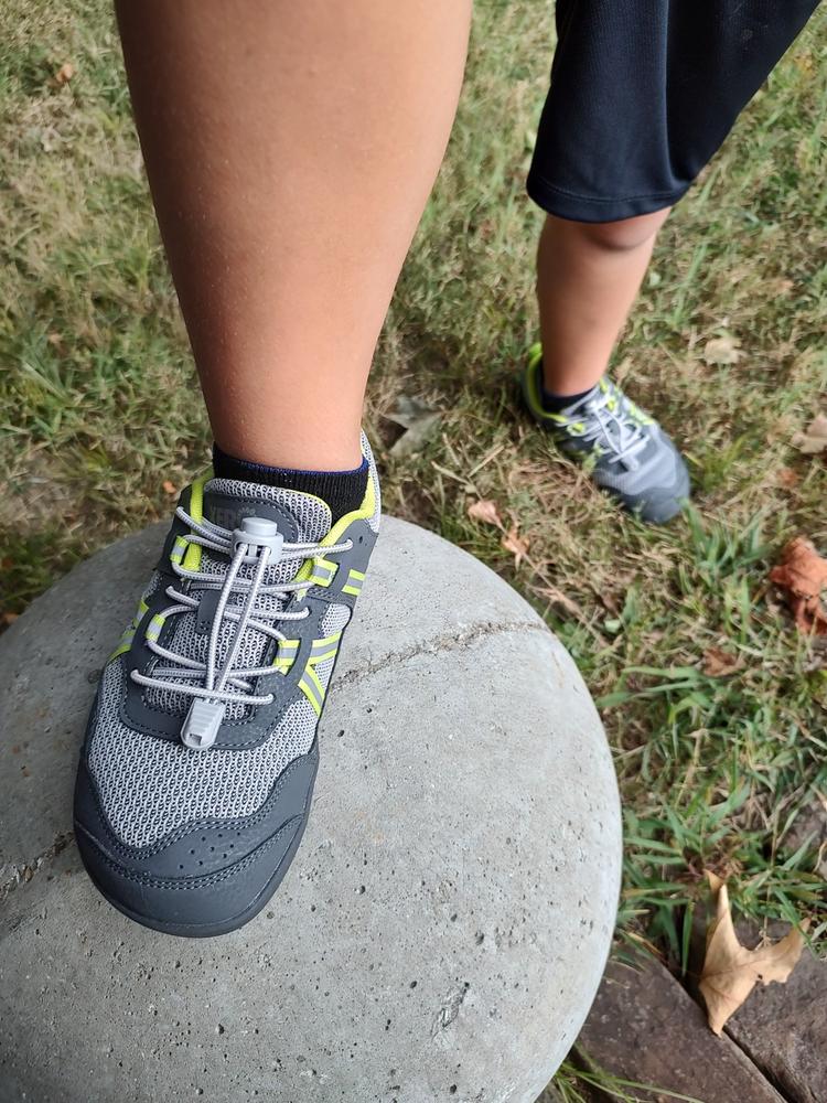 Prio - Kids - Gray / Lime, Youth 4 - Customer Photo From Whitney Thrasher