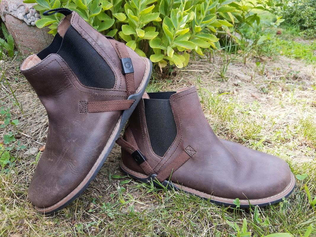 Melbourne Men's Chelsea style minimalist leather boot by Xero Shoes