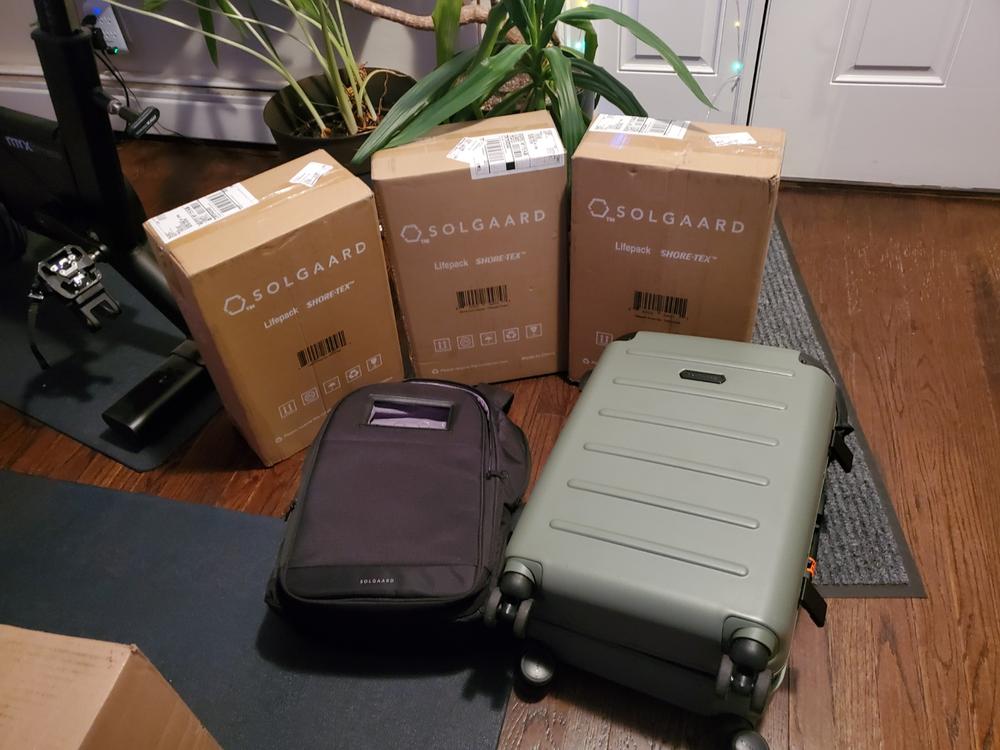 Lifepack Backpack - Customer Photo From Peter vono