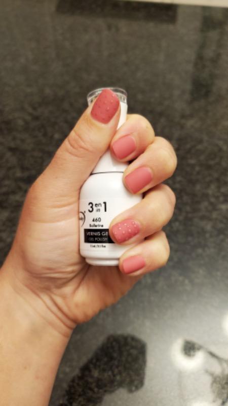 Vernis Gel 3 en 1 #460 Ballerine (Collection Sarah Couture) - Customer Photo From Valérie M.